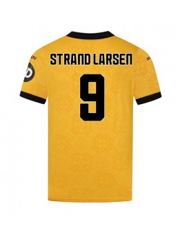 Billige Wolves Jorgen Strand Larsen #9 Hjemmedrakt 2025-26 Kortermet